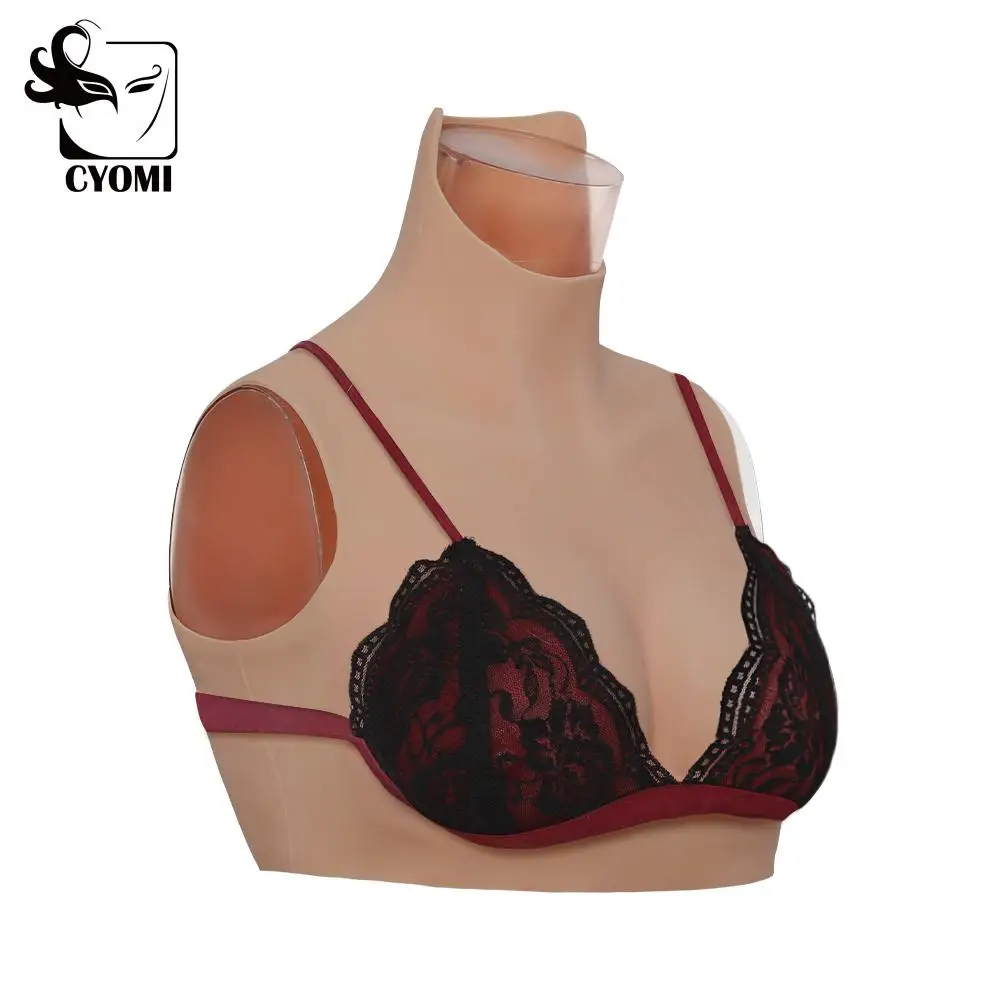 

CYOMI NO Oil Crossdresser fake chest Summer style Silicone fake boobs BCDEG CUP breast forms for drag queen shemale