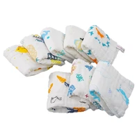 25cm50cm muslin cotton baby scarf swaddle bath towel newborns handkerchief bathing feeding face washcloth wipe burp cloths