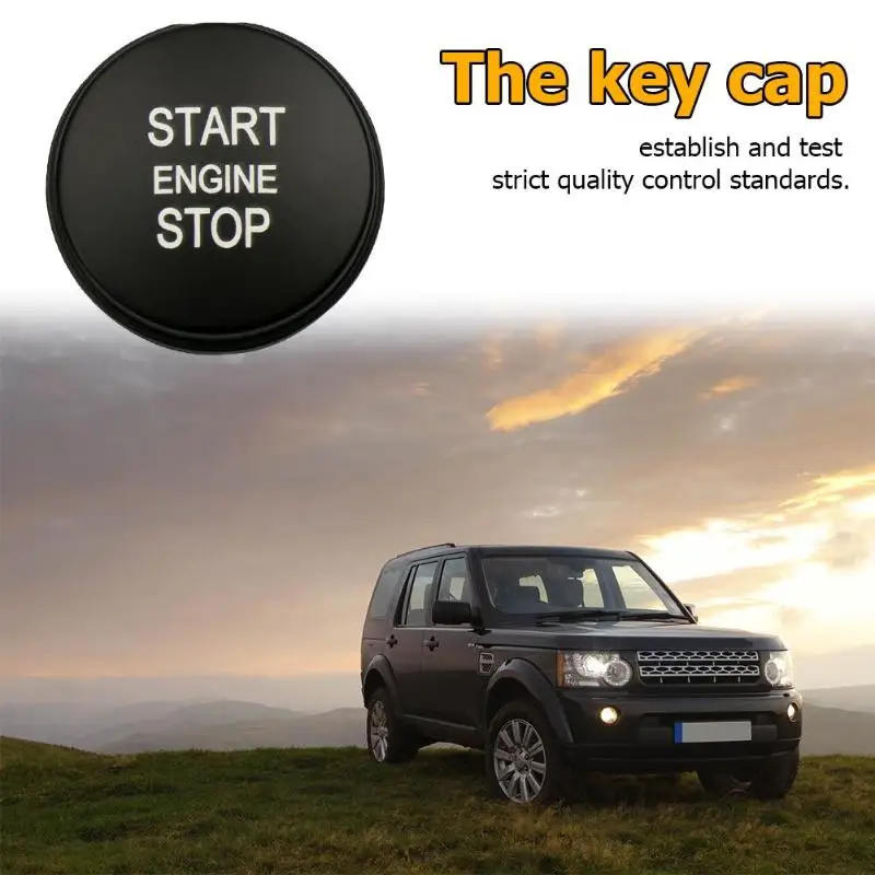 Кнопка зажигания двигателя Замена крышки запуска Стоп ключ переключатель декор