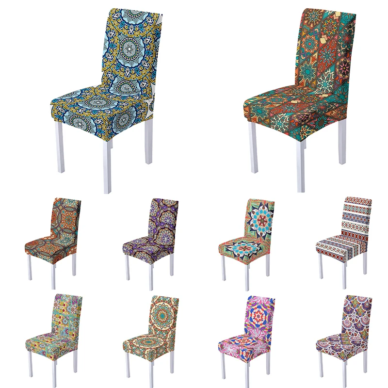 

Datura Spandex Chair Covers Anti-dust Easy to clean Wedding Dining Room Hotel Banqu Seat Protector
