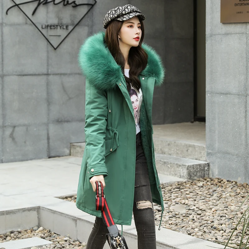 Orwindny пуховик женский Casaco Feminina длинная парка с капюшоном женские куртки большой