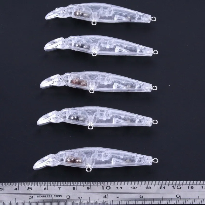 FeelFun гольян заготовки наживок Неокрашенная приманка 88 мм 7 г DIY рыболовные