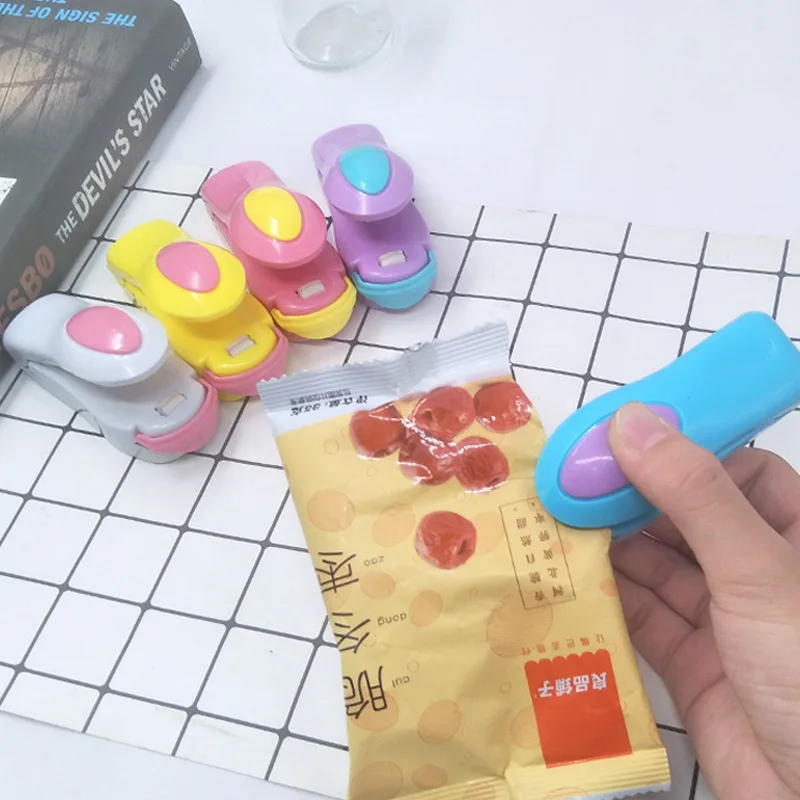 Портативная мини машина для запечатывания пластиковых пакетов домашний и