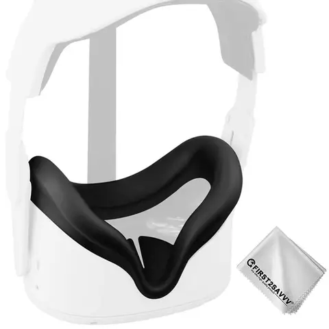 Силиконовый чехол для лица, маска Подушечка для лица для Oculus Quest 2, светонепроницаемая