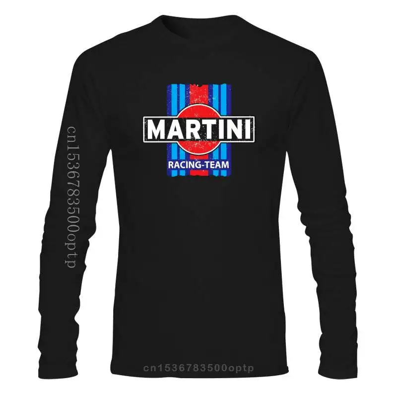 Футболка MARTINI для гоночной команды мужчин и женщин винтажный топ с принтом