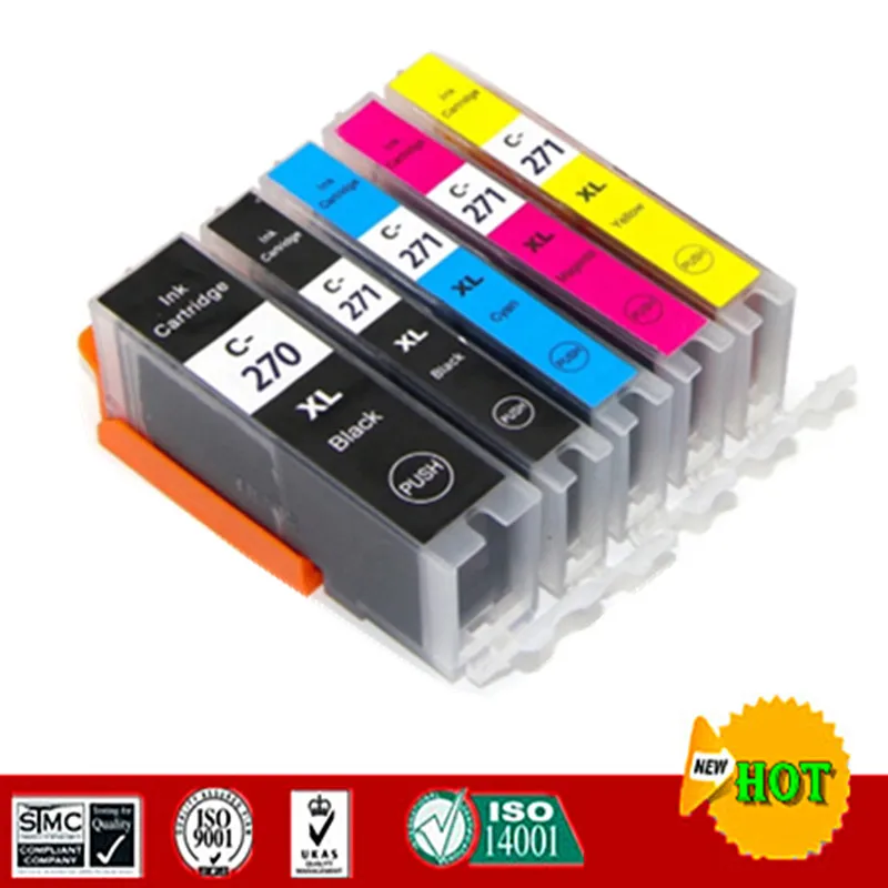 Совместимый чернильный картридж для PGI270 CLI271 PGI-270 CLI-271 PGI 270 Костюм Canon TS5020 6020 8020 MG5720