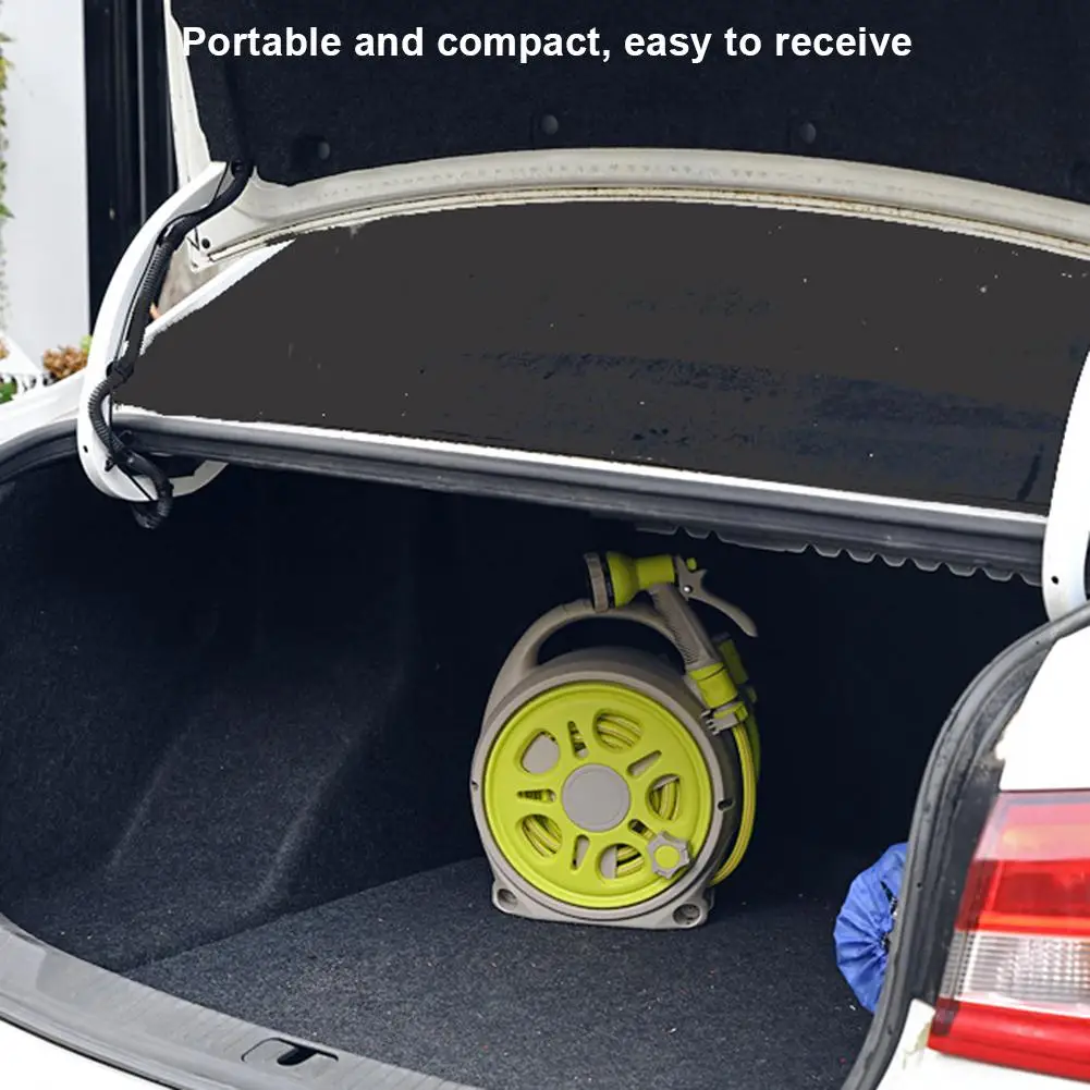 

Portable Garden Hose Water Pipe Reel Cart with Water Spray Gun Set Agriculture Home Garden Storage Suit Cart Car Wash Hose Car