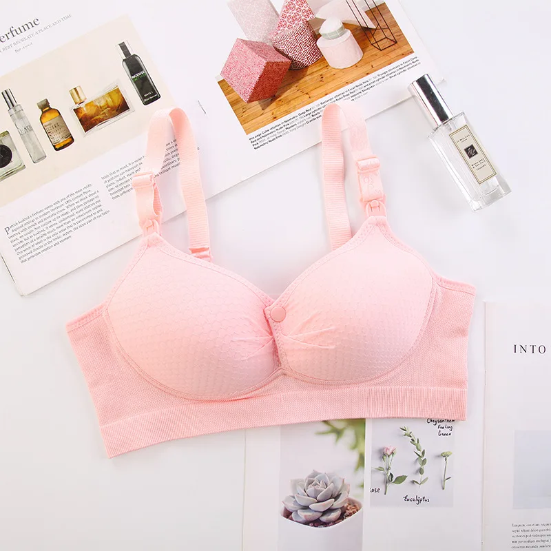 Мягкий хлопковый бюстгальтер для кормления грудью одежда кормящих матерей