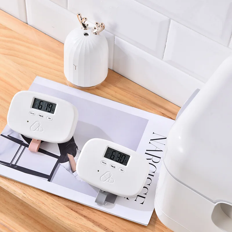Household Portable Medicine Storage Box Comes with Alarm Clock to Remind Smart Hand Sealing Dustproof Organ | Дом и сад