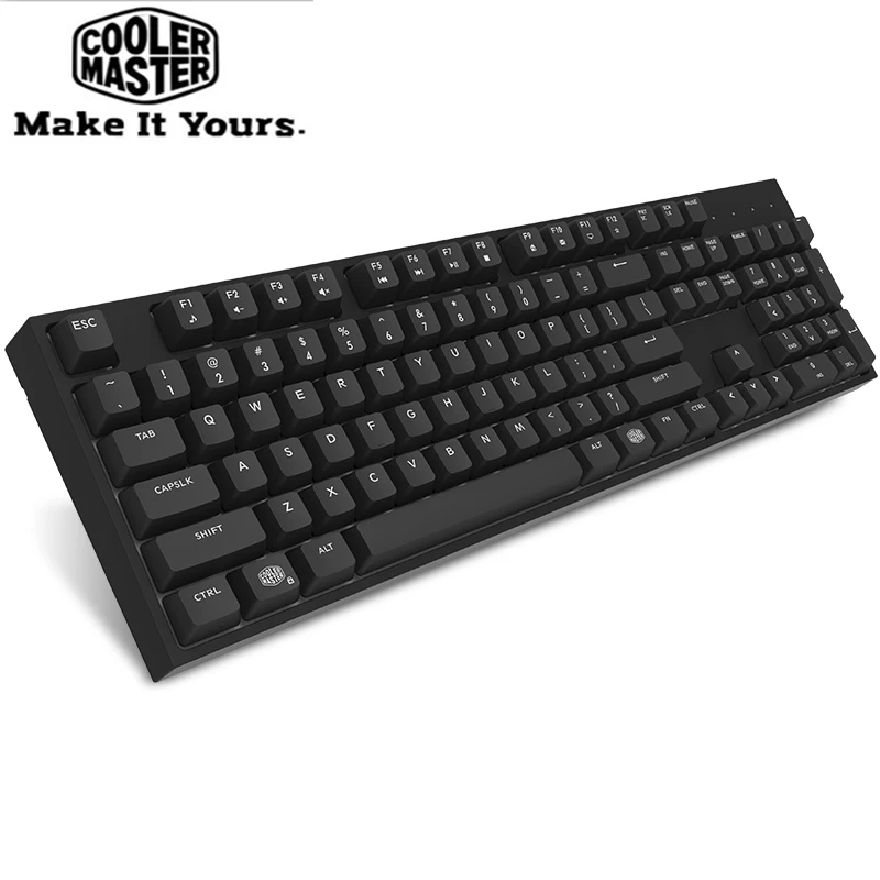 Механическая клавиатура Cooler Master CK370 Cherry MX Axis body 104 клавиши PBT колпачки для клавиш