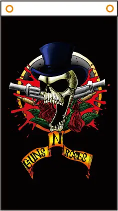 

Flag Band Banner Guns Nrosesi Flag 3x5ft Polyester