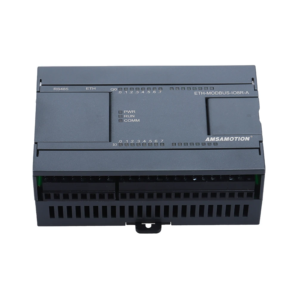 ETH-MODBUS-IO8R-A Ethernet PLC модуль MODBUS TCP RTU RS485 преобразователь цифровой 8I/O аналоговый 6I