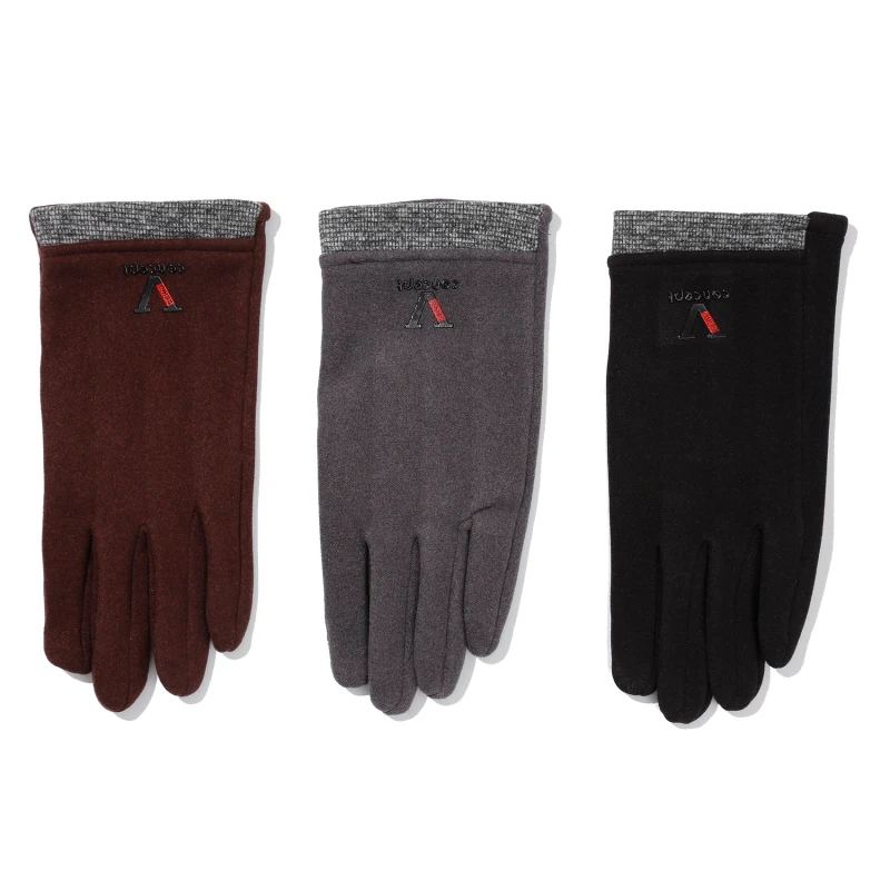 

New Winter Unisex Sports Gloves Plus Plush Thick Warm Cashmere Cycling Riding Mittens Elastic Touch Screen Driving Glove