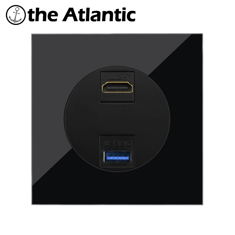 HDMI и USB 3 0 гнездовой разъем для передачи данных настенная розетка компьютера ПК
