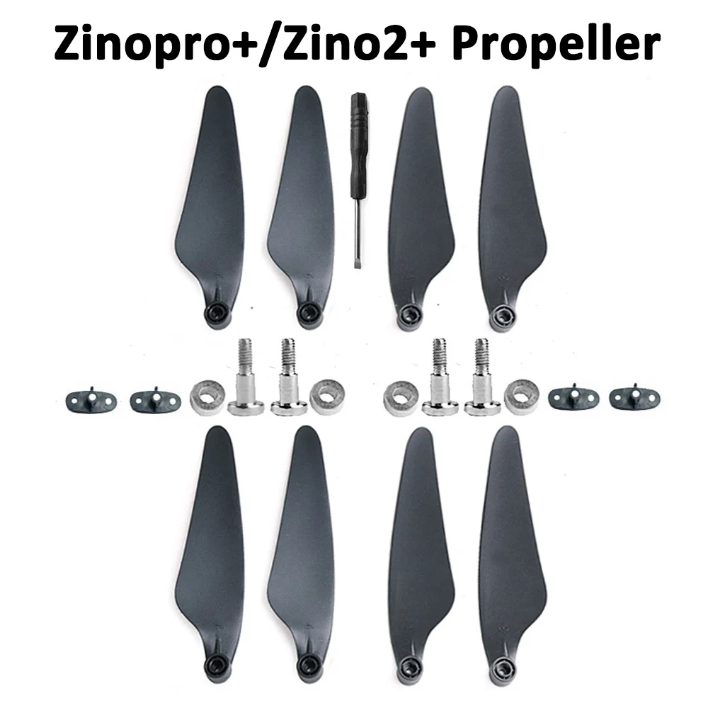 8 шт. пропеллер с винтами, комплект запасных частей для Hubsan Zinopro +/Zino2 + аксессуары для замены крыла ротора главного лезвия