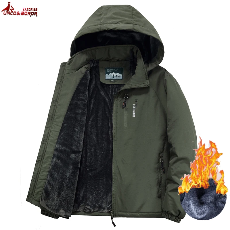 Новинка 2021 Мужская зимняя утепленная флисовая армейская куртка уличная одежда с