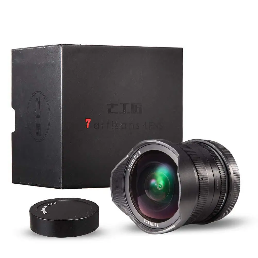 BEESCLOVER 7 5 мм F2.8 объектив рыбий глаз 180 ручной фиксированный для E Mount Canon крепление