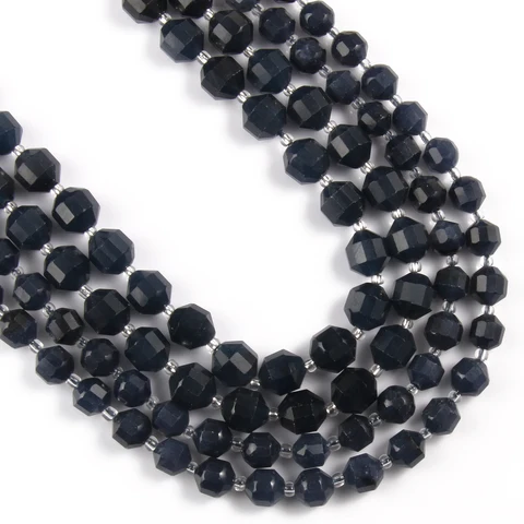 Граненые сапфиры GMB724 6 8 10 12 мм