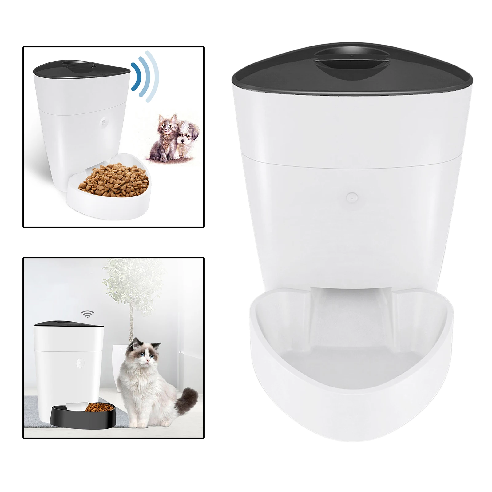 

Automatic Pet Feeder Smart Food Dispenser Food Bowl for Dry Food, APP Control Dog Cat Automatic Feeder for Cat Dog