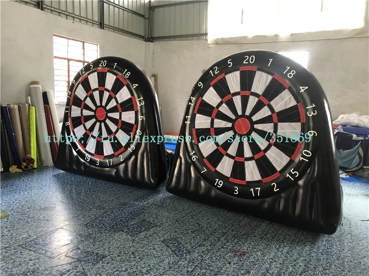 

Игровой реквизит для стрельбы по футболу, надувные футбольные дротики из ПВХ