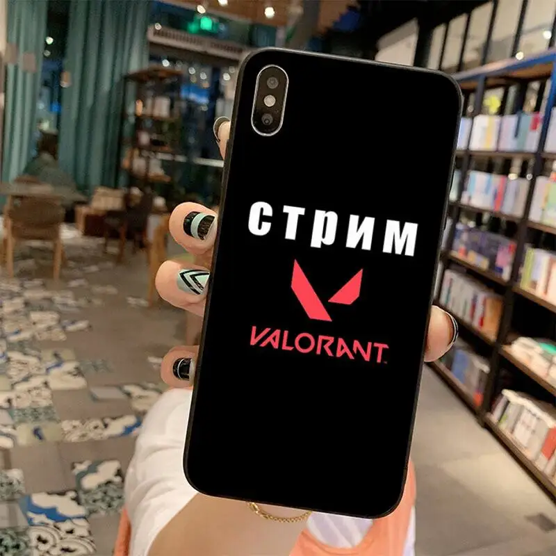 

HUAGETOP Shooting game Valorant Custom Soft Phone Case for iPhone 11 pro XS MAX 8 7 6 6S Plus X 5S SE 2020 XR case