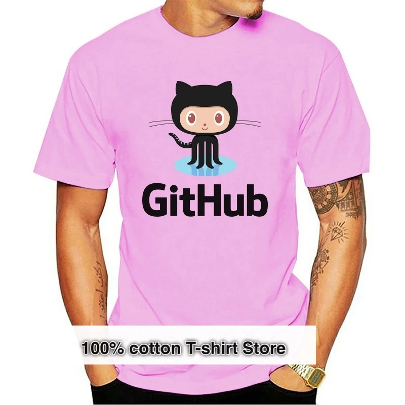 

Men Women Printing Github Social Coding -shirt Summer Casual O-Neck Short Sleeve Geek Programmer -shirt