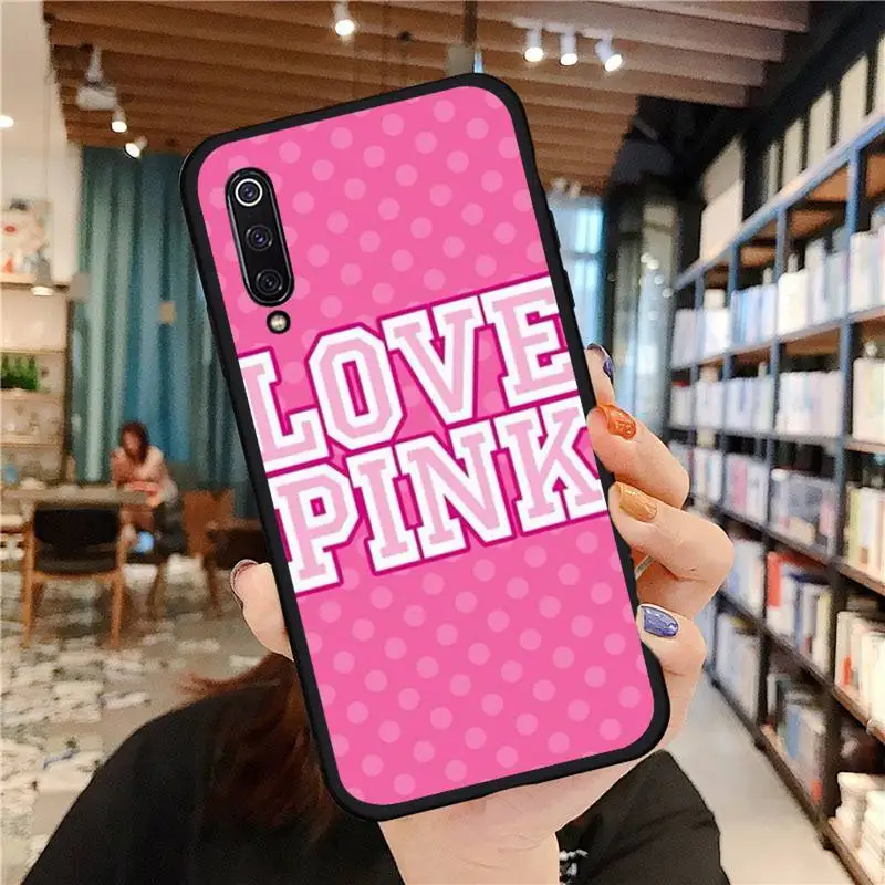 

love pink pattern Phone Case For Xiaomi Redmi 7 9t 9se k20 mi8 max3 lite 9 note 8 9s 10 pro