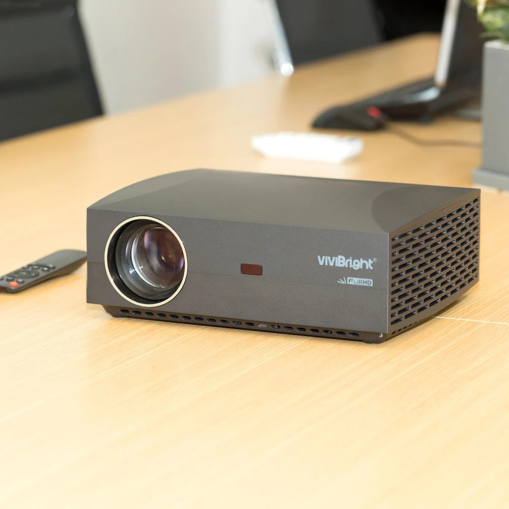 EU Plug With Android VIVIBRIGHT F30UP ЖК-проектор Android Домашние развлечения коммерческий 1080P FHD 4200 люмен Bluetooth 4,0 - Цвет: EU Plug With Android