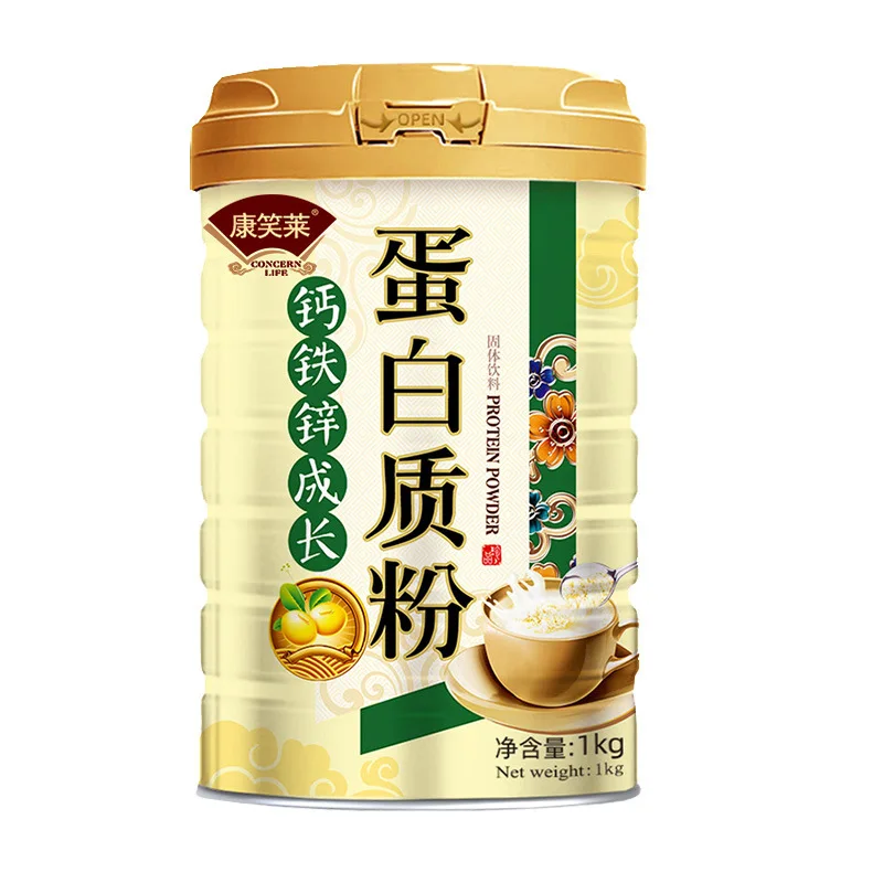 

Zinc Growth Protein Powder Kangxiaolai Calcium Iron 1000G 24 Months Hurbolism Cfda