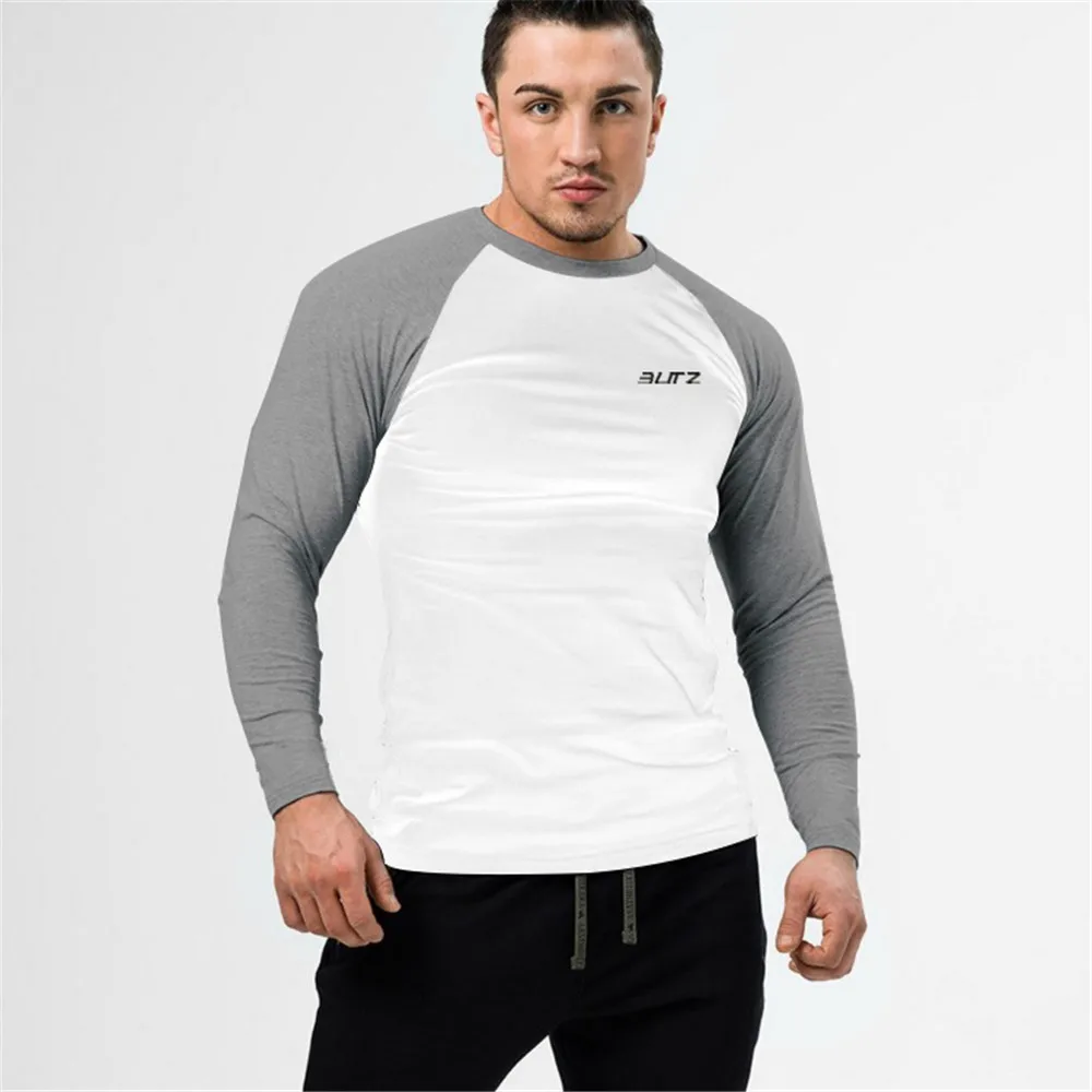 Running Shirt Men's Sport Fitness Gym Tshirt Sportswear Basketball Workout Training Tees Bodybuilding Fitness Tops Gym Clothing