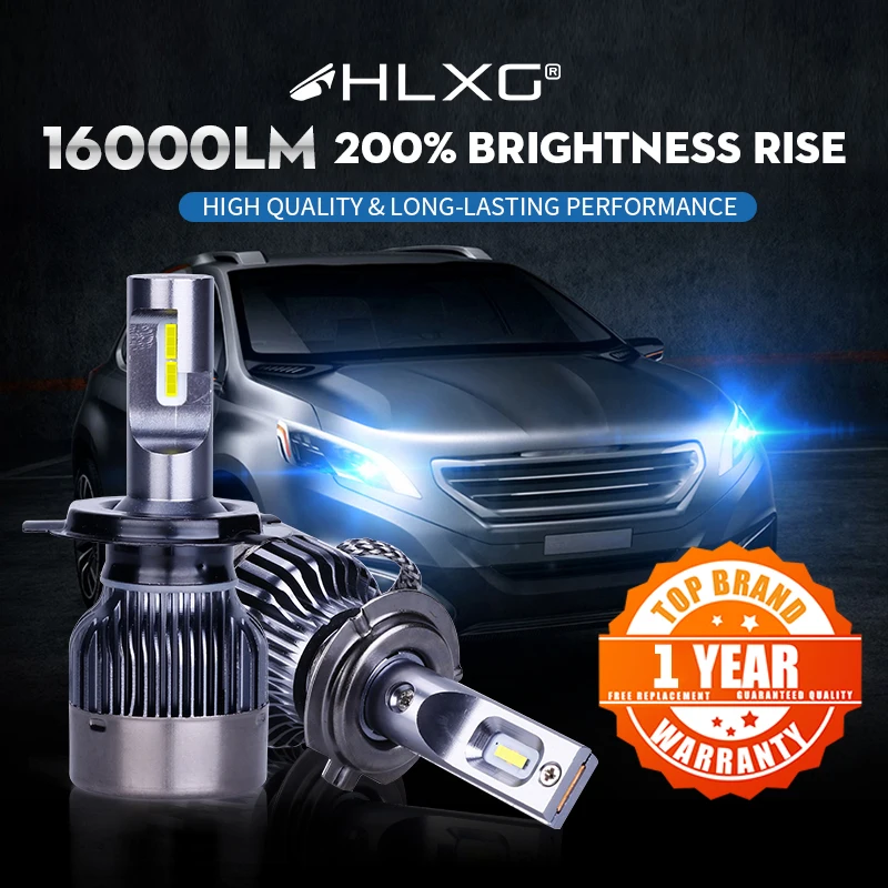 9006 светодиодный ные лампы H4 H7 H11 H8 H9 9005 автомобильная фара 12 В CSP высокая яркость