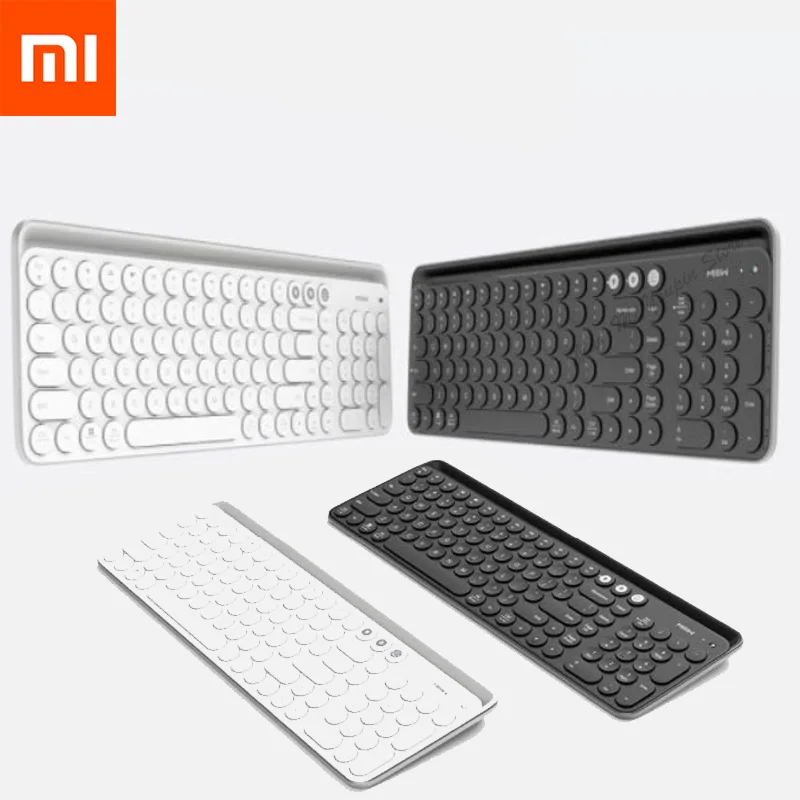 Оригинальная Bluetooth клавиатура Xiaomi Miiiw с двойным режимом 104 клавиши 2 4 ГГц