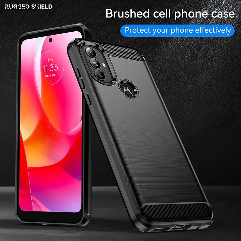 for moto g power case for motorola moto g power 2022 coque shockproof protective carbon fiber phone bumper for moto g power free global shipping