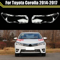 car front headlight cover for toyota corolla 2014 2015 2016 2017 headlamps transparent lampshade lens shell glass lamp caps