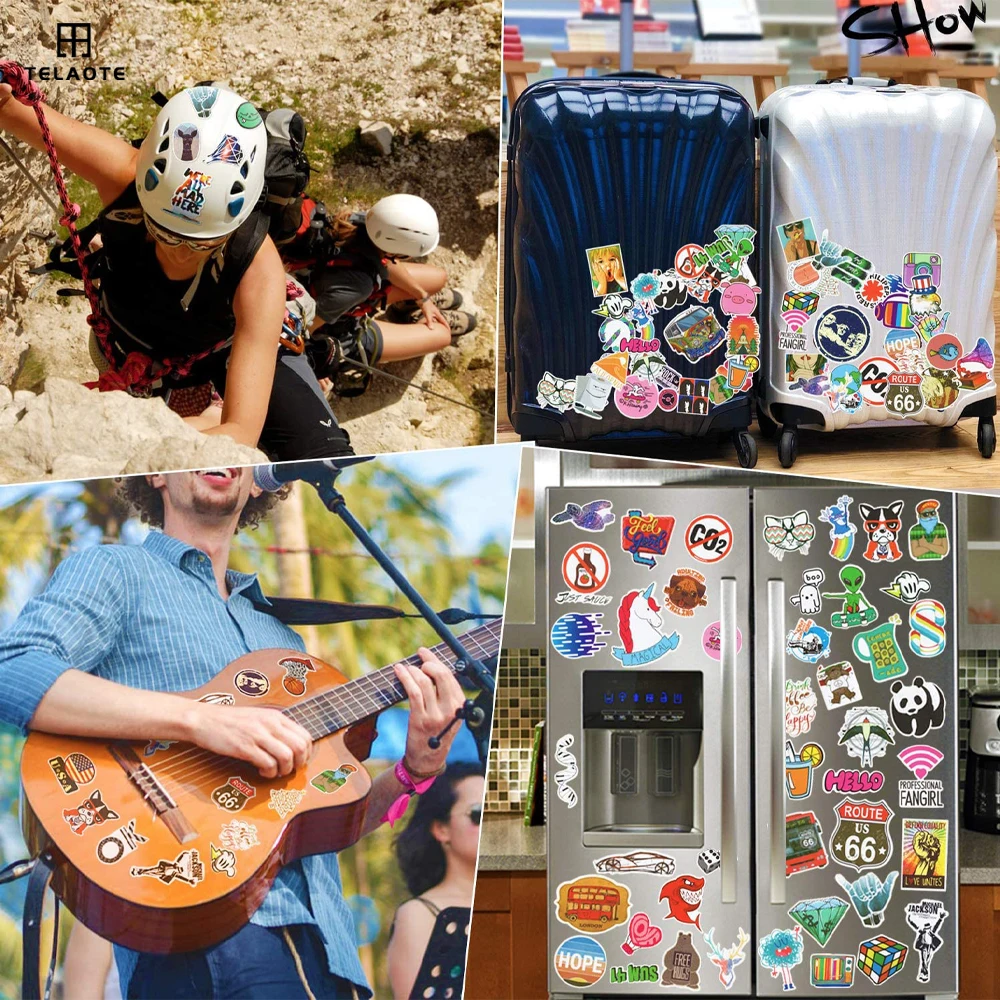 

50Pcs Dog Stickers Pack Colorful Waterproof Cute Pet Decals for Laptop Water Bottle Skateboard Car Aesthetic Vinyl Sticker