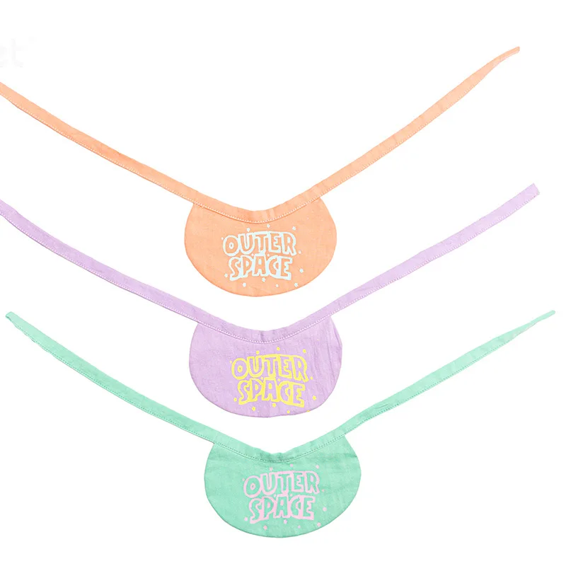 Бандана хлопковая для собак летняя с принтом моющаяся | Дом и сад