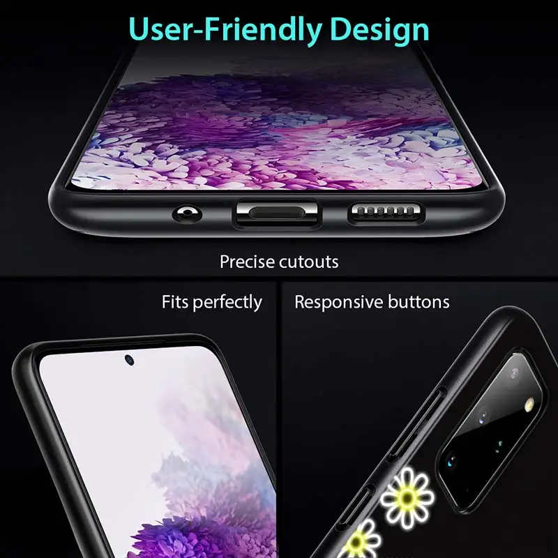 

Times Fashion Style For Samsung Galaxy A71 A51 (5G) A41 A31 2020 A21S A11 A90 A70S A50S A30S A10S Black Phone Case