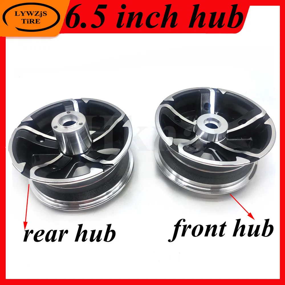 

Electric Scooter Parts 6.5 Inch Front or Rear Hub for 90/65-6.5 Inner and Outer Tyre 11 Inch Aluminum Alloy Front Disc Brake Rim