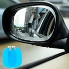 2 шт. Автомобильная наклейка, прозрачная пленка от дождя для автомобильного зеркала заднего вида, противотуманная Водонепроницаемая защитная пленка, наклейка, автомобильные аксессуары