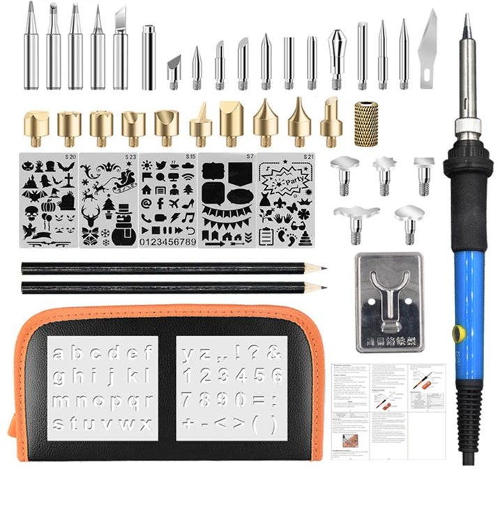 Набор инструментов для сжигания древесины полые инструменты гравировки