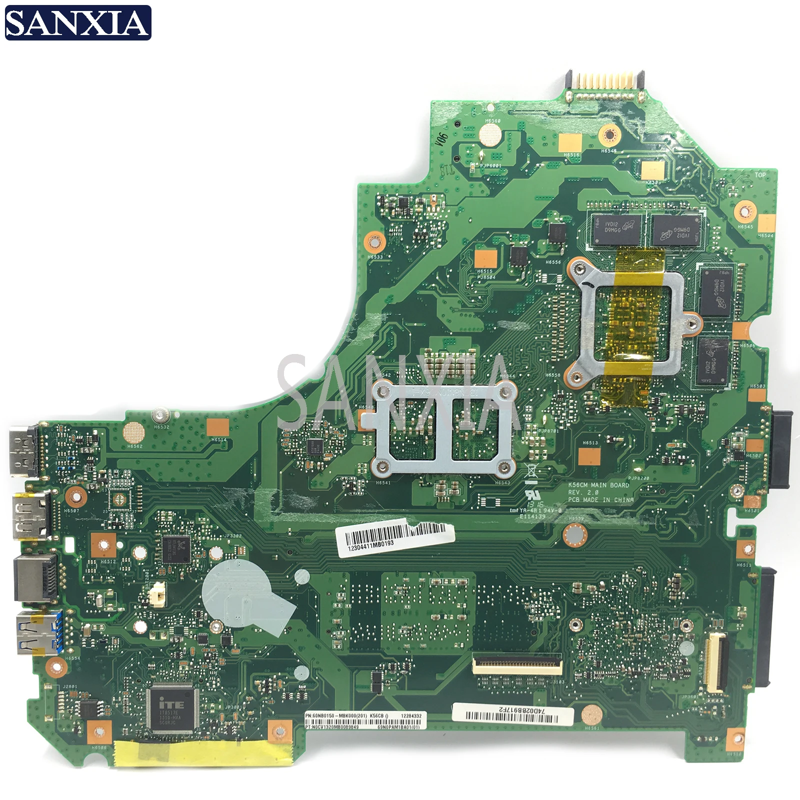 Kefu K56CM материнская плата для ноутбука ASUS K56CM K56CB K56C S550CM S550C оригинальная материнская плата I5-3317U GT635M-2G