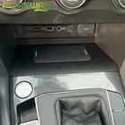 Автомобильное беспроводное зарядное устройство для Volkswagen Tiguan Allspace MK2 Tharu Atlas 2021 2017, адаптер быстрой зарядки для панели зарядки Taos