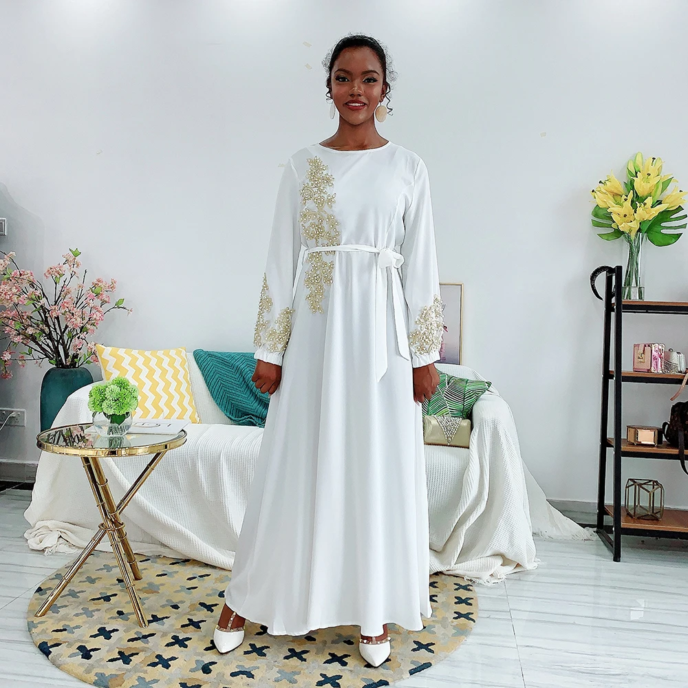 Новинка Eid mubarak Vetement femme abaya Дубай мусульманская Мода хиджаб платье кафтан