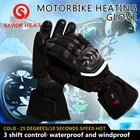 Спасителя тепло Отопление Велоспорт перчатки для спорта на открытом воздухе для верховой езды гоночный Водонепроницаемый ветрозащитный полные пальцы перчатки 3 уровня Для мужчин Для женщин Для мужчин 2020