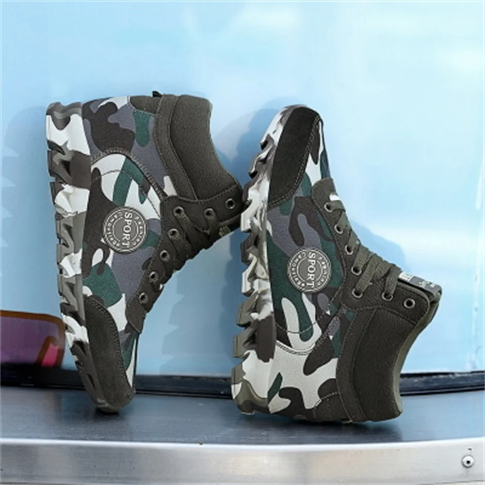 New outdoor camouflage boots women's sports shoes ladies army green 2019 autumn winter travel casual women | Обувь