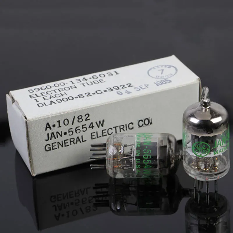 2PCS New US GE 5654W Tube Valve Vacuum Replace 6J1 / 6m1 EF95 403A 6AK5 403B CV4010 for Amplifier Preamp | Обустройство дома