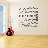 wall decal quote dance sayings collage girl tapp ballet jazz modern ballroom sports wall decal sticker art mural home decor