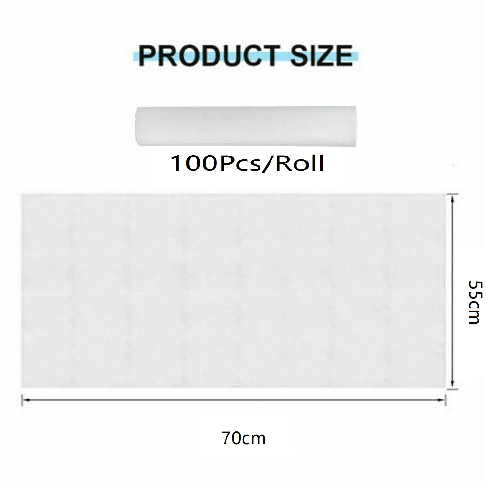 1 рулон 100 шт. одноразовые коврики покрывала для стульев салонов тату массажных