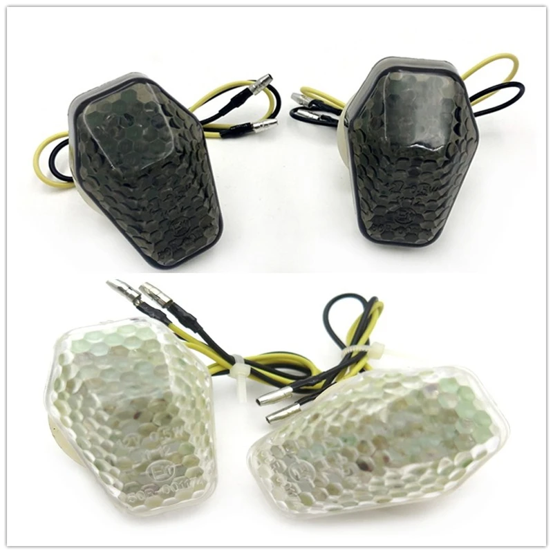 

Aftermarket free shipping Motorcycle Parts Smoke Flush Mount LED Turn Signals For Suzuki GSXR 600 750 2001-2005 2002 2003 clear