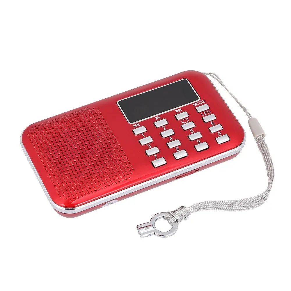 Y-896 мини FM радио цифровой портативный 3W стерео динамик MP3 аудио плеер Поддержка USB накопитель TF карта AUX-IN наушники